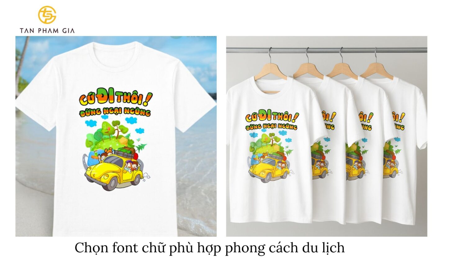 Áo Thun Du Lịch In Chữ