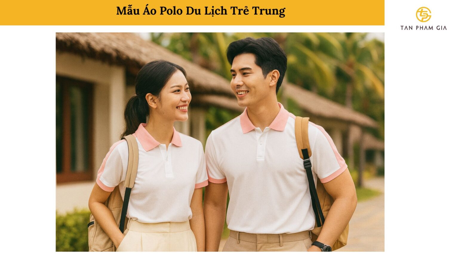 Mẫu Áo Polo Du Lịch Trẻ Trung