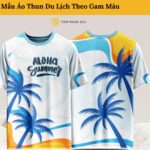 Mẫu Áo Thun Du Lịch Theo Gam Màu Mẫu Áo Thun Du Lịch Theo Gam Màu