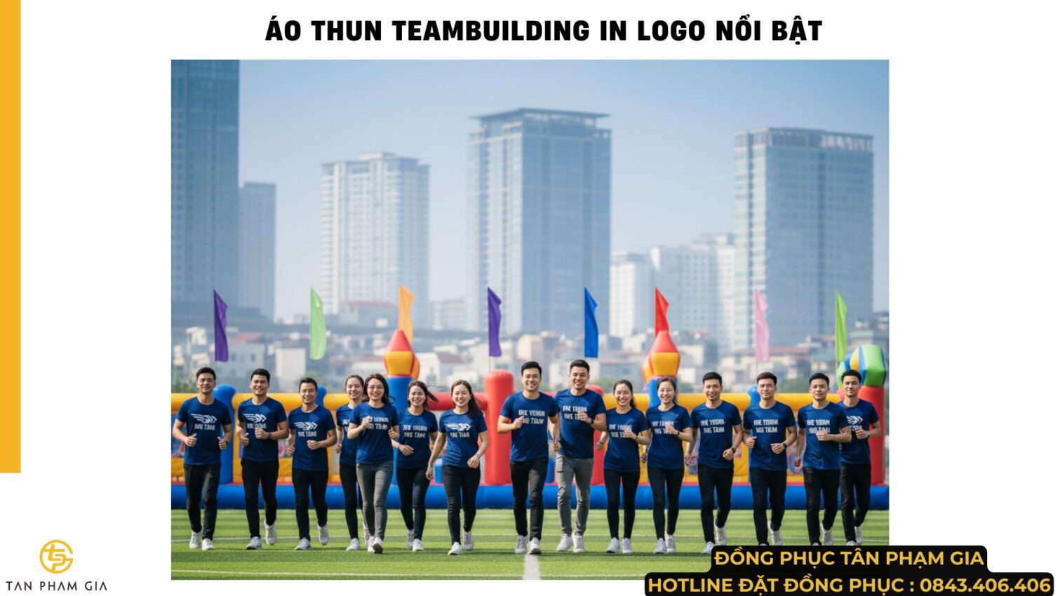 Áo Thun Teambuilding In Logo Nổi Bật