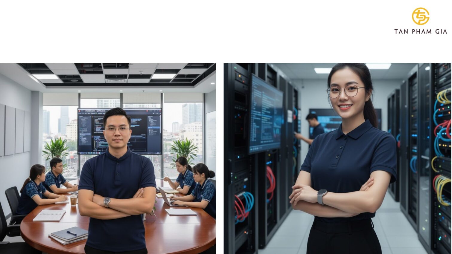 Mẫu Áo Polo Đồng Phục IT