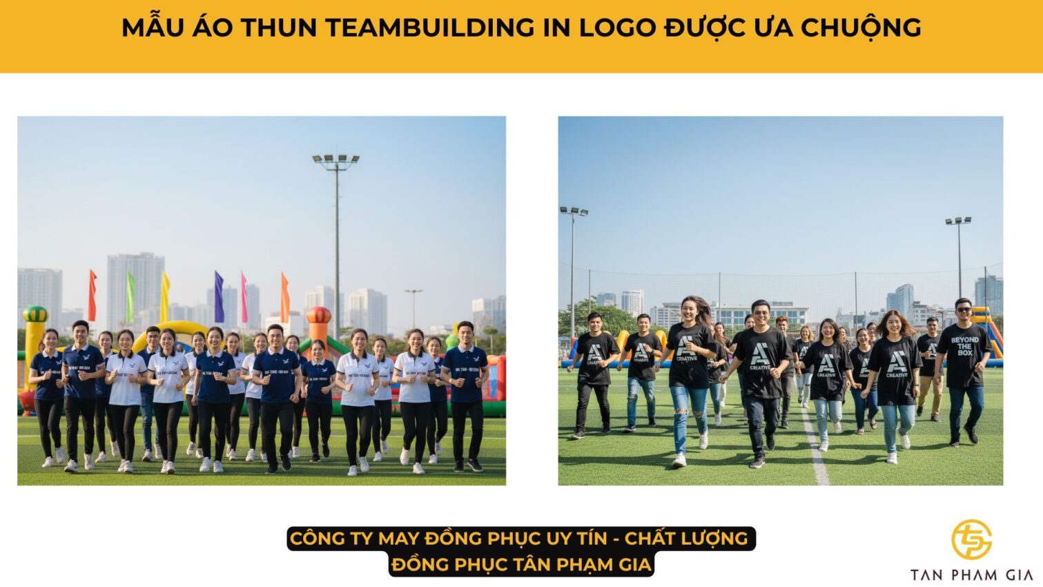 Áo Thun Teambuilding In Logo Nổi Bật