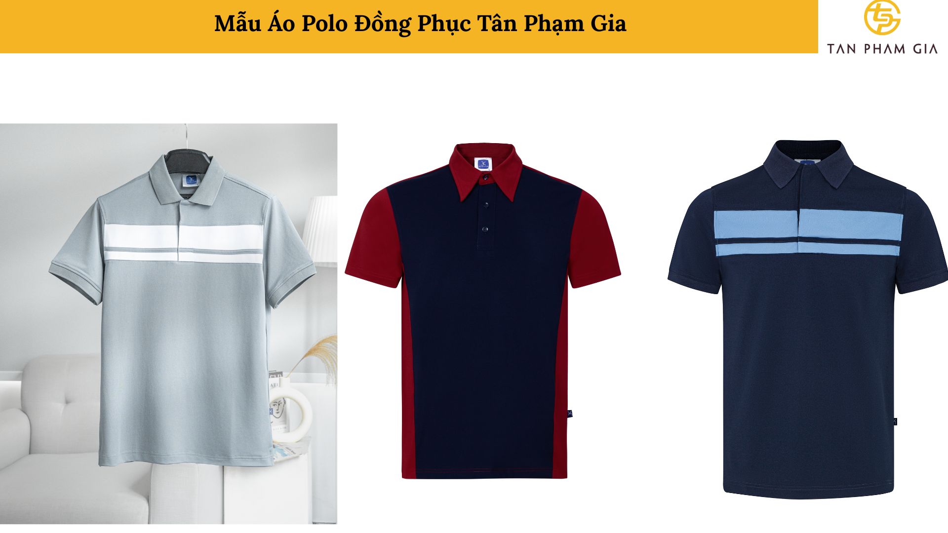 Mẫu Áo Polo Đồng Phục Tân Phạm Gia