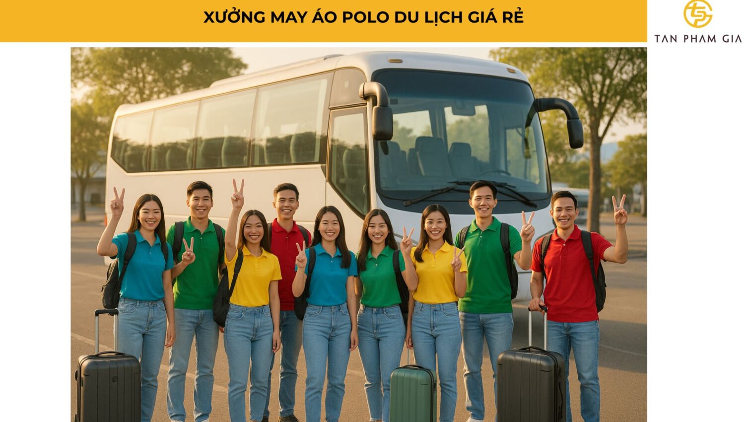 Xưởng May Áo Polo Du Lịch Giá Rẻ