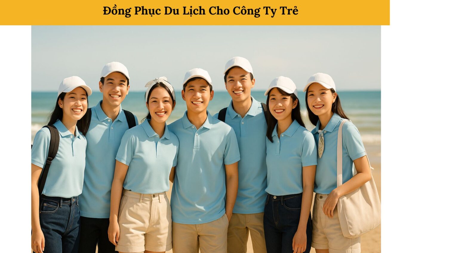 Đồng Phục Du Lịch Cho Công Ty Trẻ