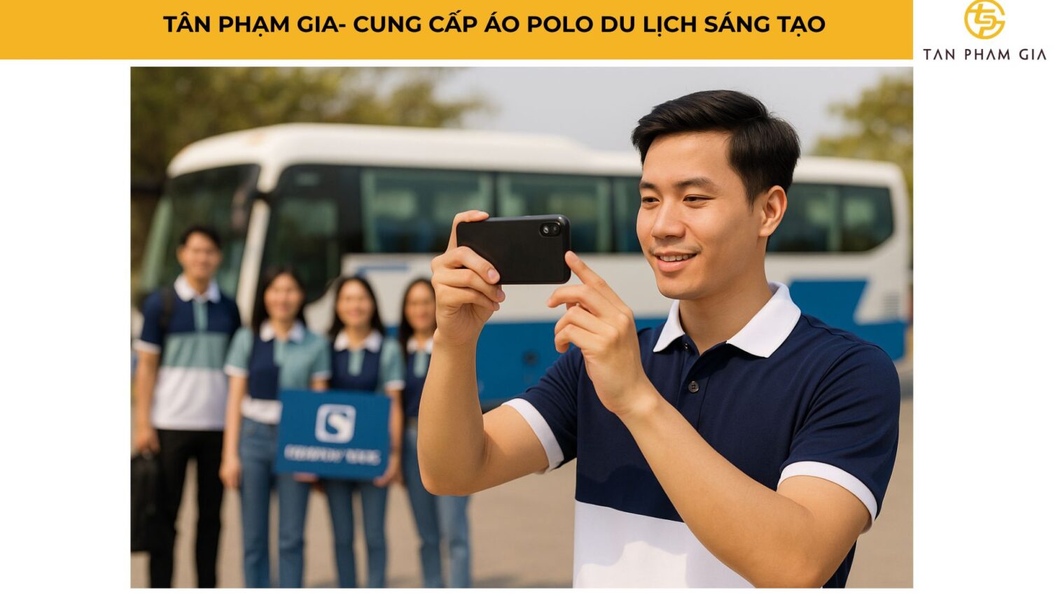 Áo Polo Du Lịch Sáng Tạo