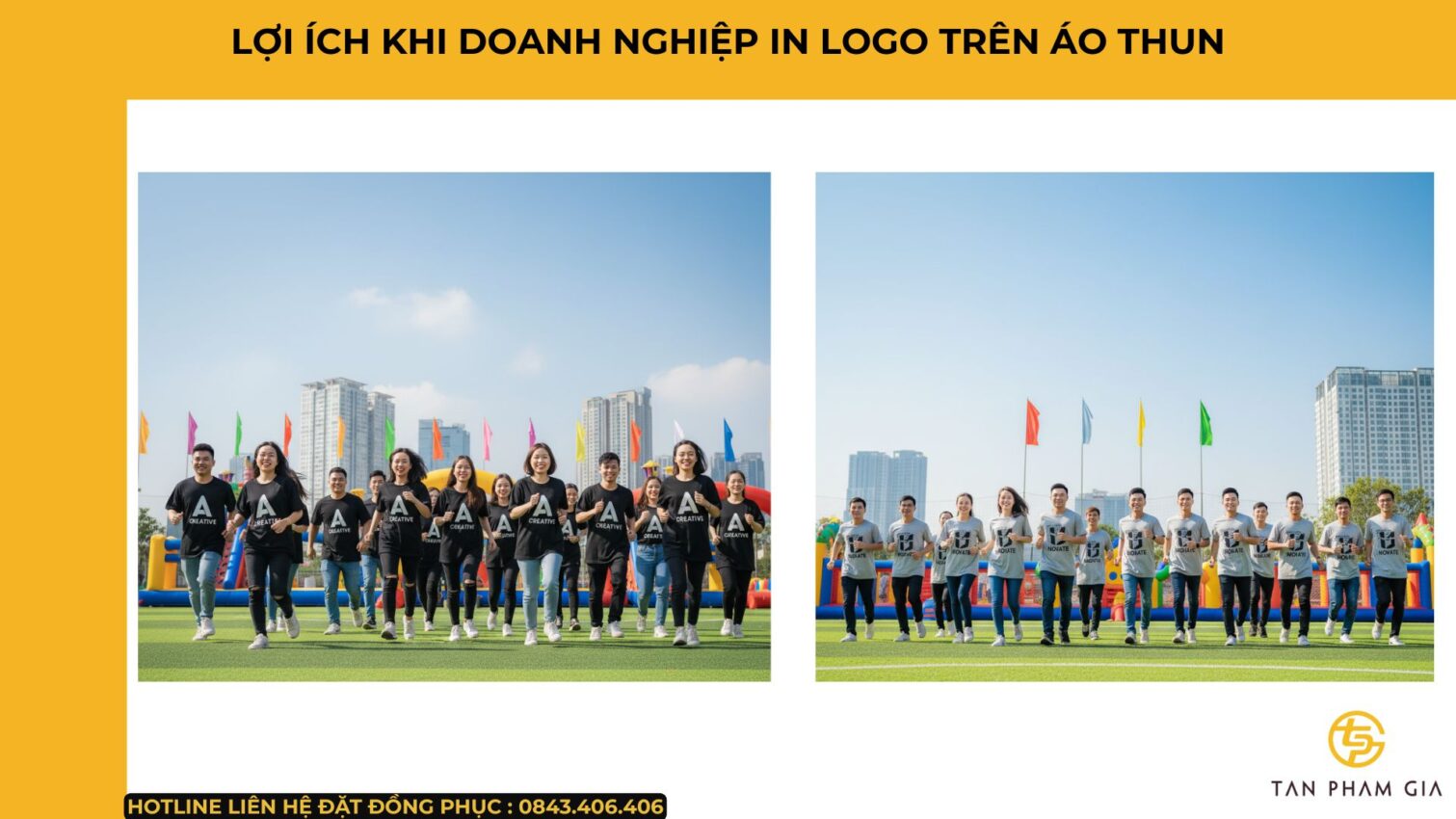 Áo Thun Teambuilding In Logo Nổi Bật