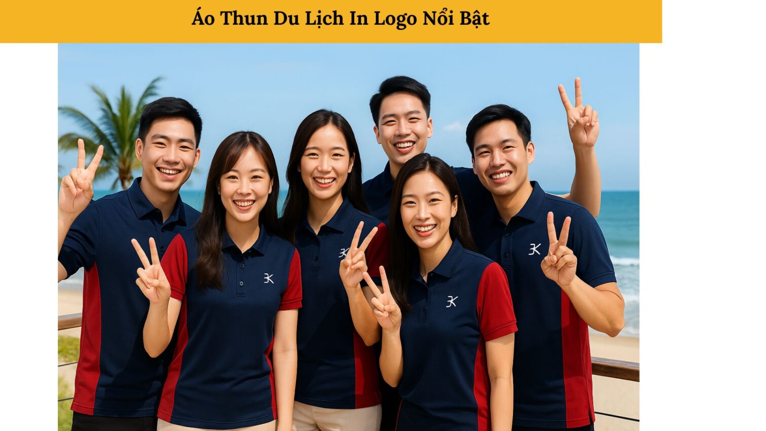 Áo Thun Du Lịch In Logo Nổi Bật