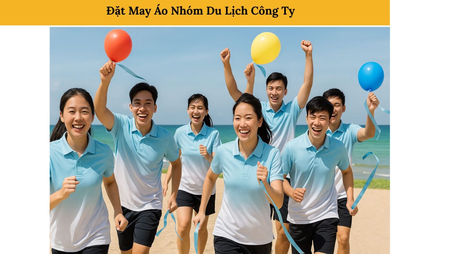 Đặt May Áo Nhóm Du Lịch Công Ty