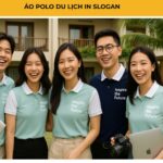 Áo Polo Du Lịch In Slogan