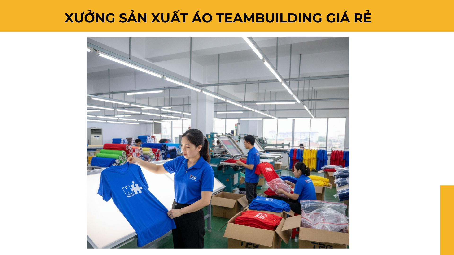 Xưởng Sản Xuất Áo Teambuilding Giá Rẻ