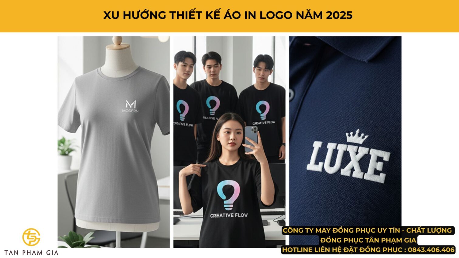 Áo Thun Teambuilding In Logo Nổi Bật