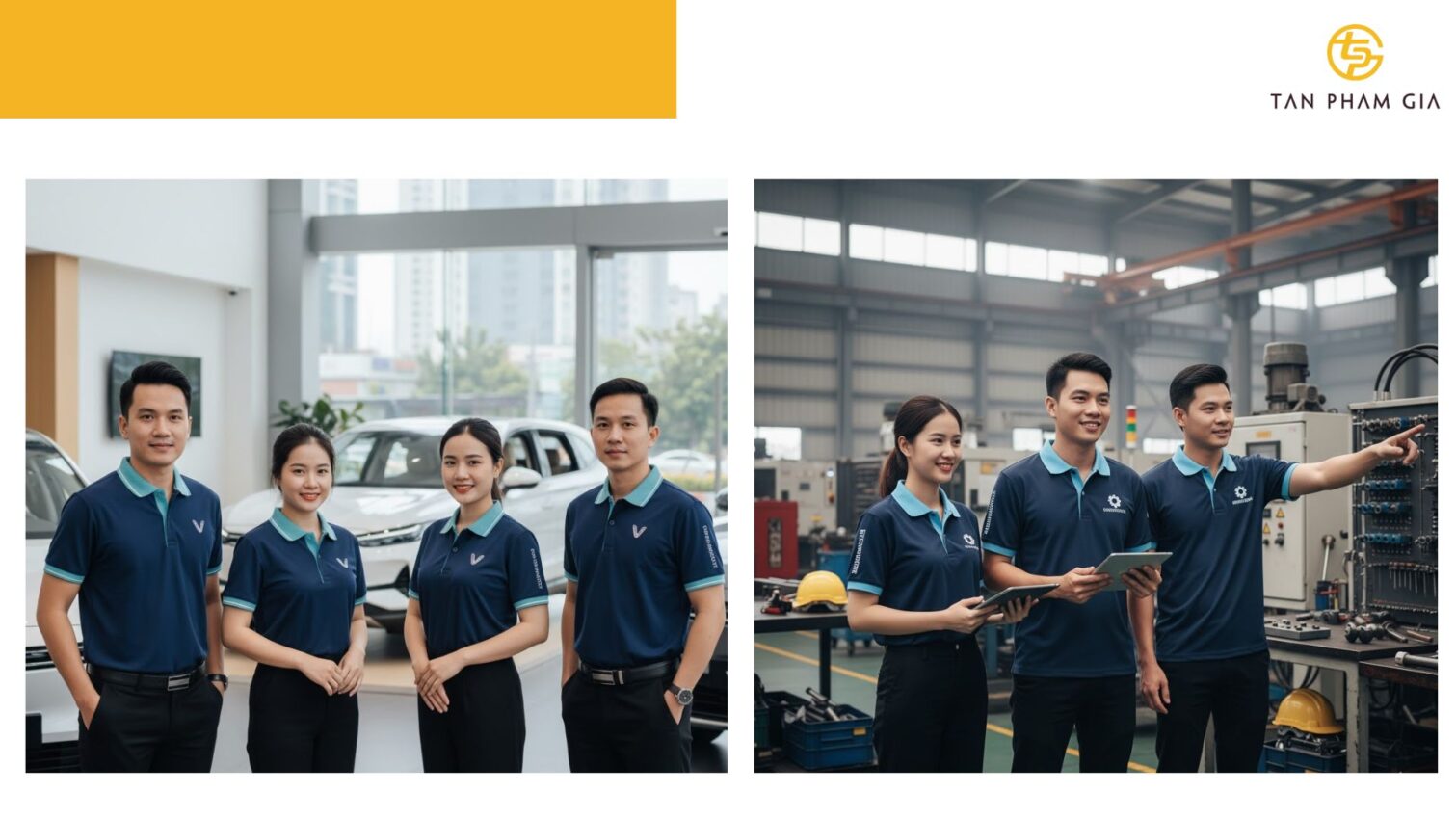 Mẫu Áo Polo Đồng Phục Xanh Navy