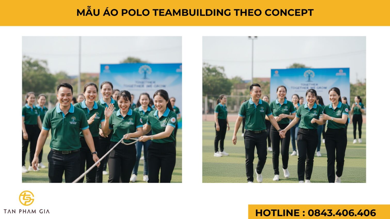 Mẫu Áo Polo Teambuilding Theo Concept