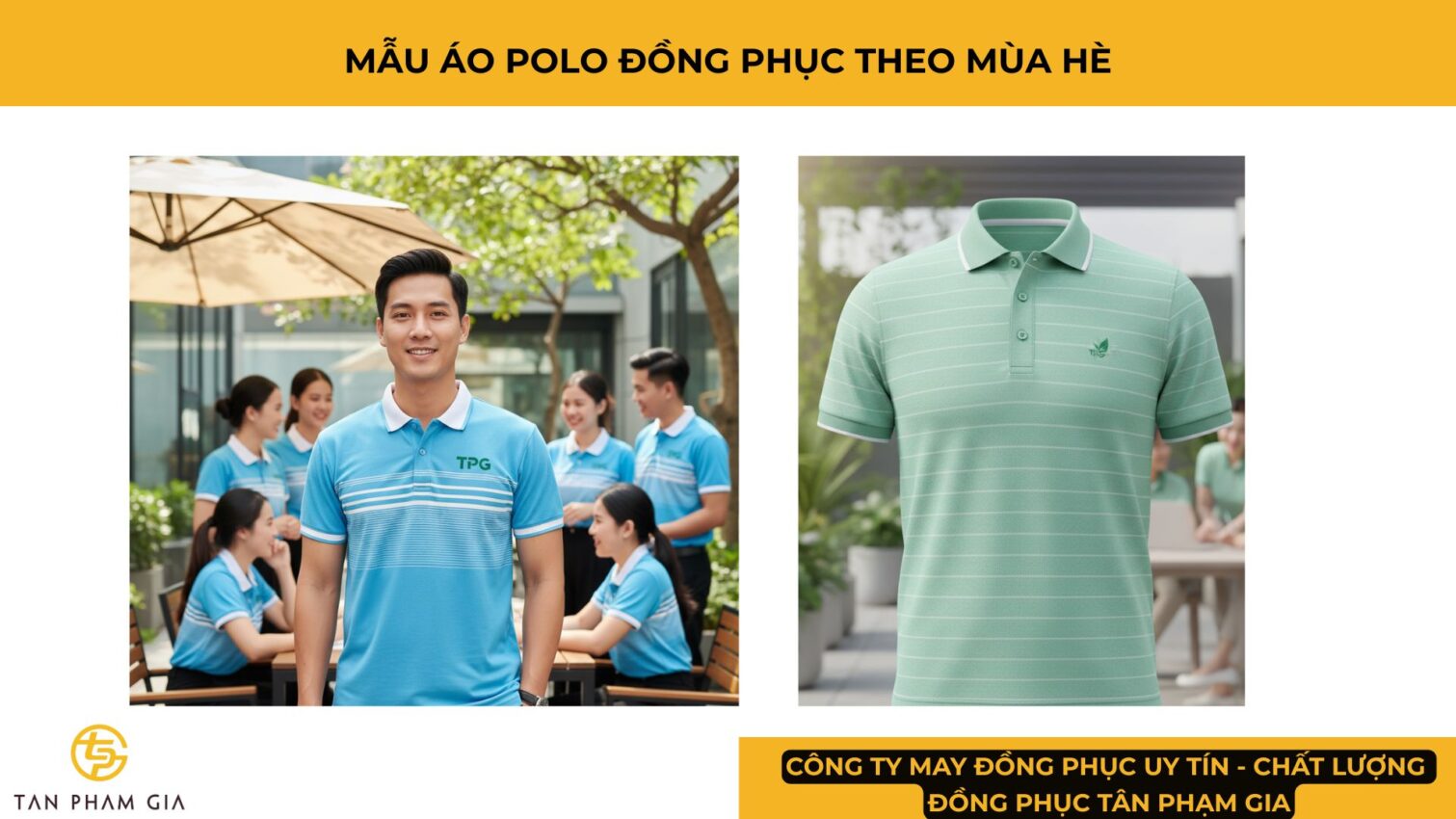 Mẫu Áo Polo Đồng Phục Theo Mùa Hè
