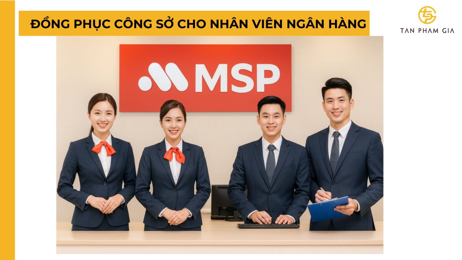 Đồng phục công sở cho nhân viên ngân hàng