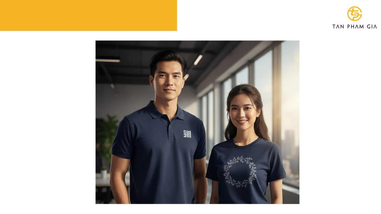 Mẫu Áo Polo Đồng Phục Xanh Navy