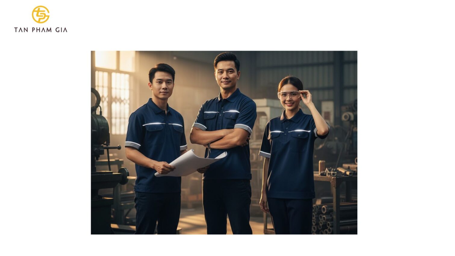 Mẫu Áo Polo Đồng Phục Xanh Navy