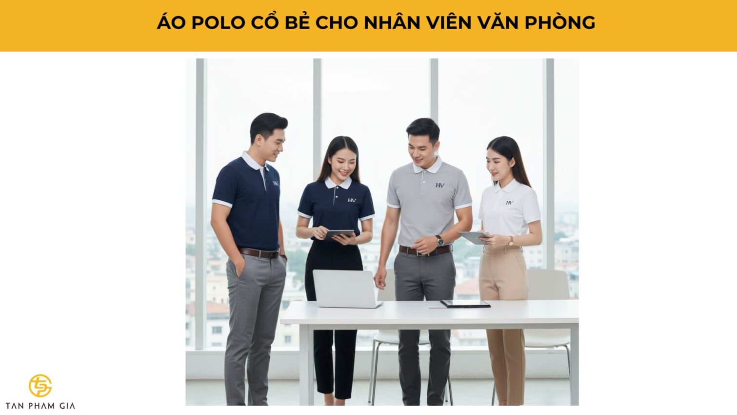Mẫu Áo Polo Đồng Phục Cổ Bẻ
