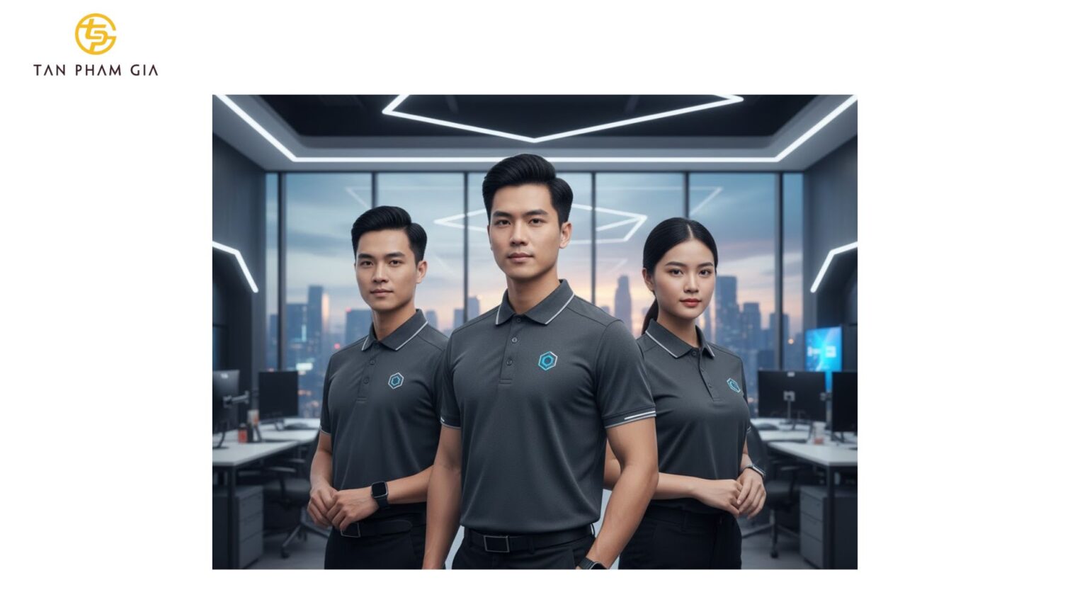 Mẫu Áo Polo Đồng Phục Công Nghệ