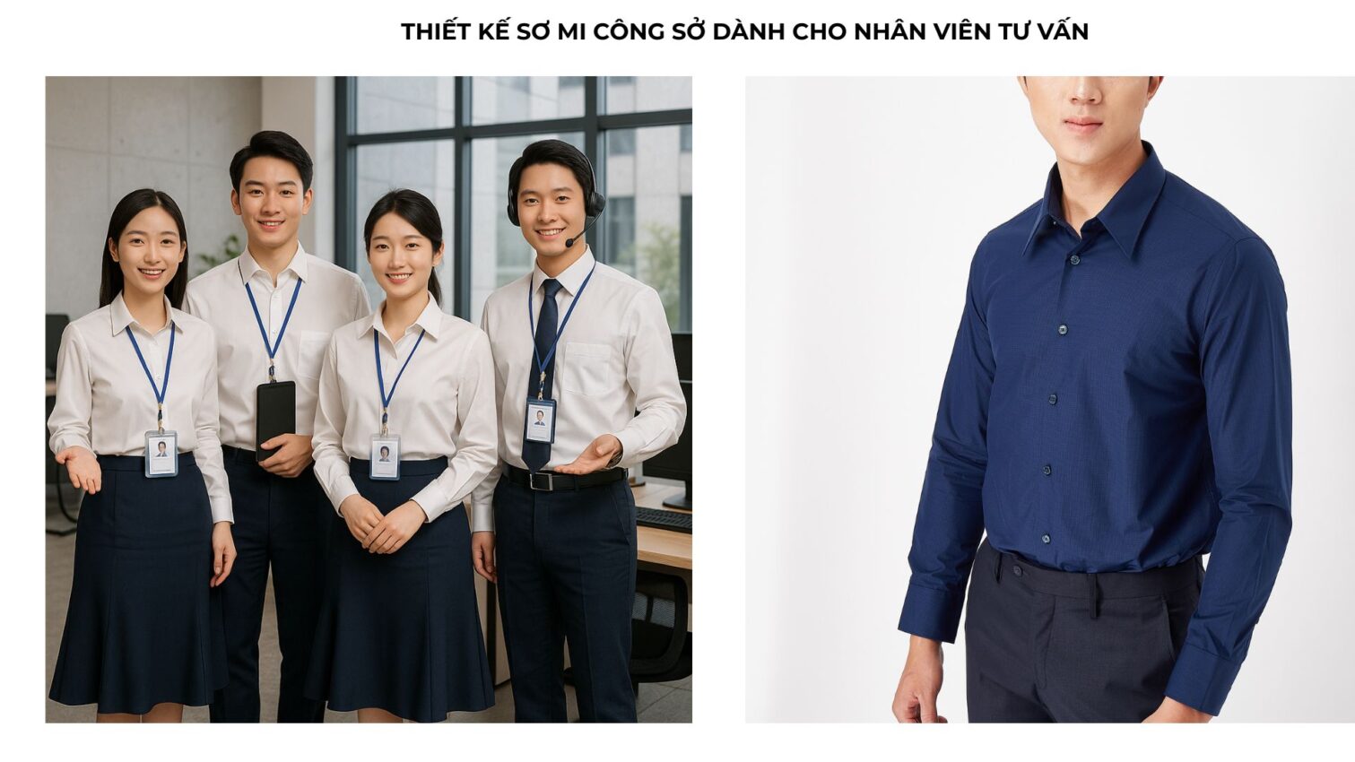 Đồng phục công sở cho nhân viên tư vấn