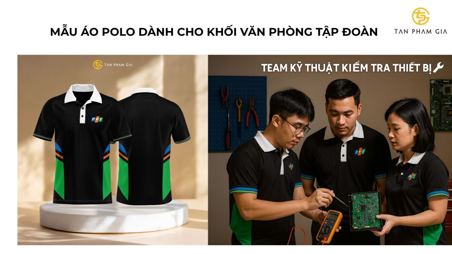 Mẫu Áo Polo Đồng Phục Công Ty Lớn