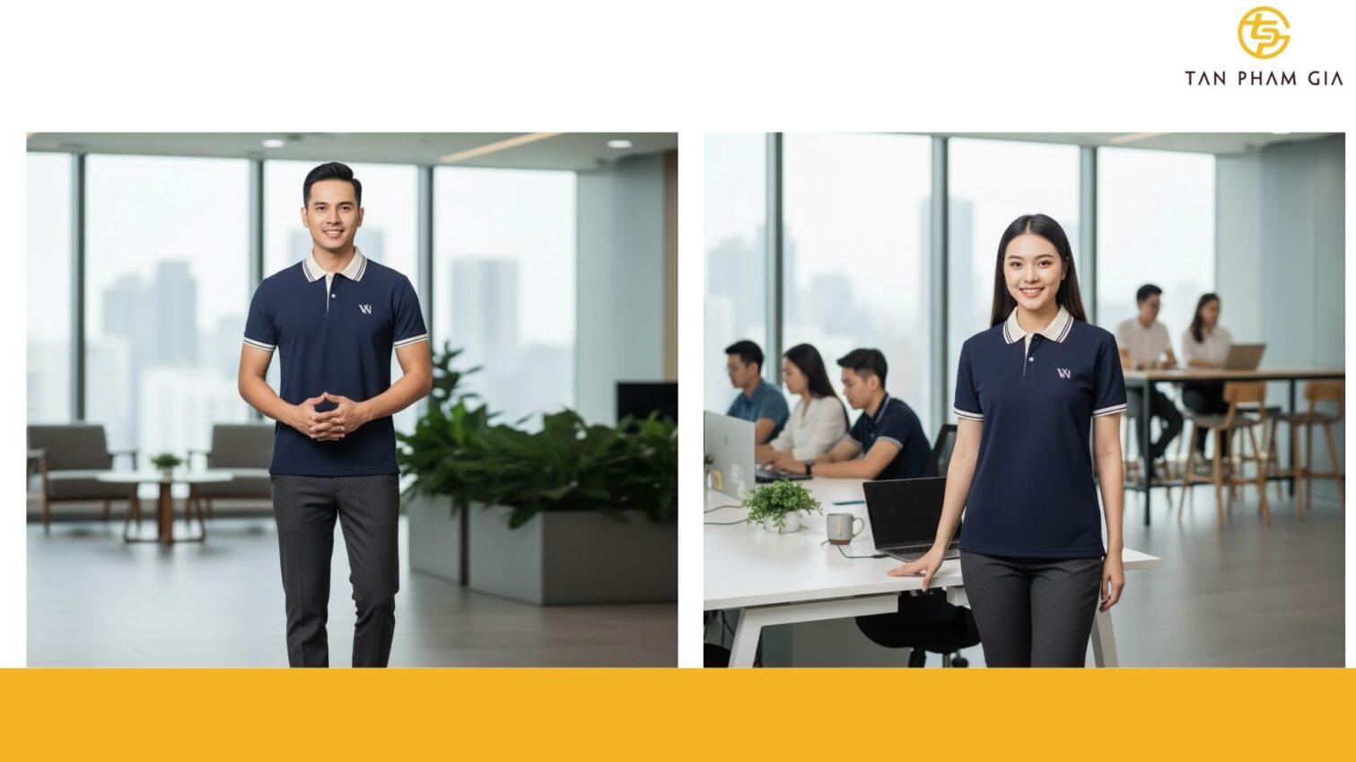 Mẫu Áo Polo Đồng Phục Kinh Doanh