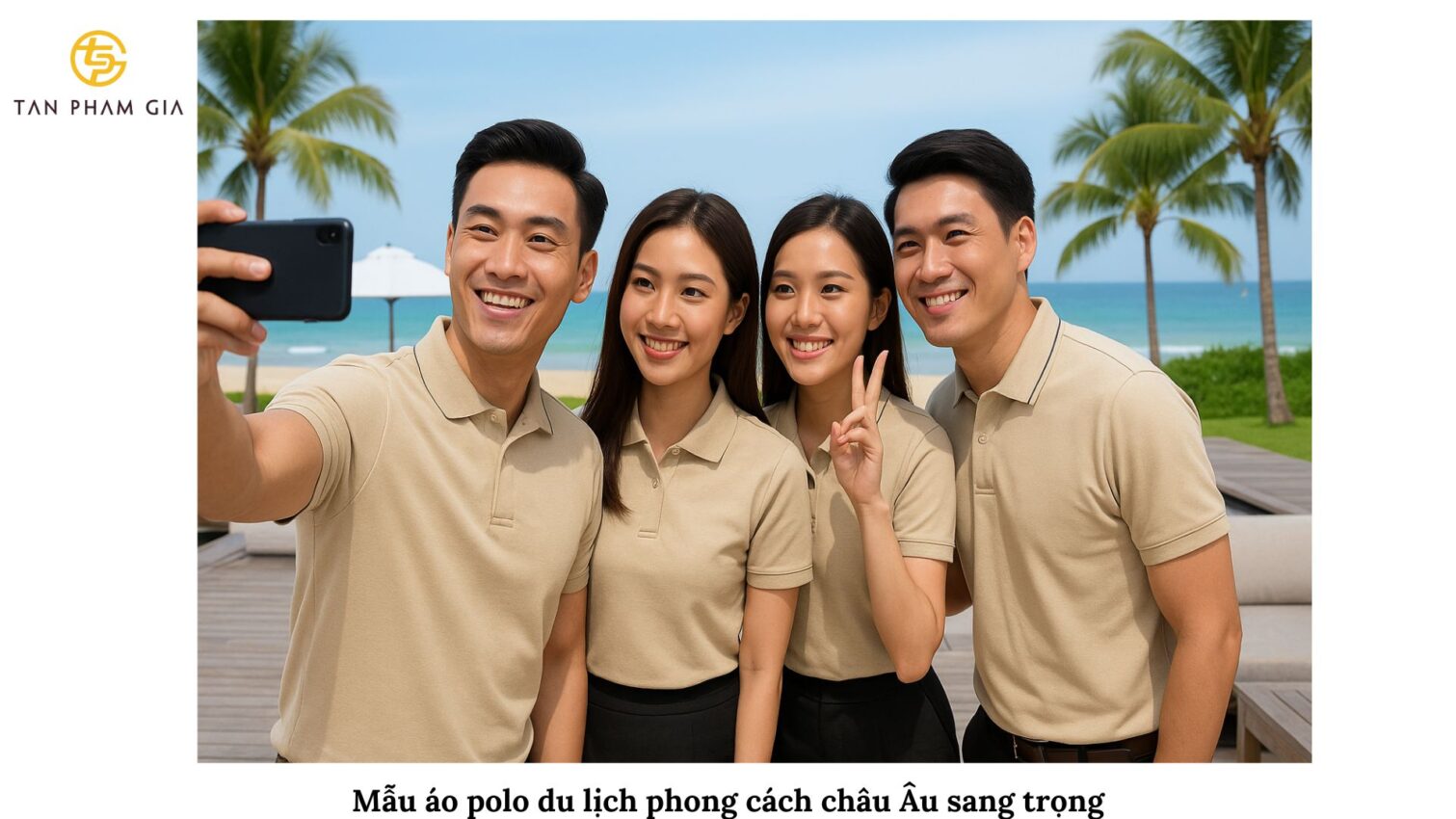 Mẫu Áo Polo Du Lịch Sang Trọng
