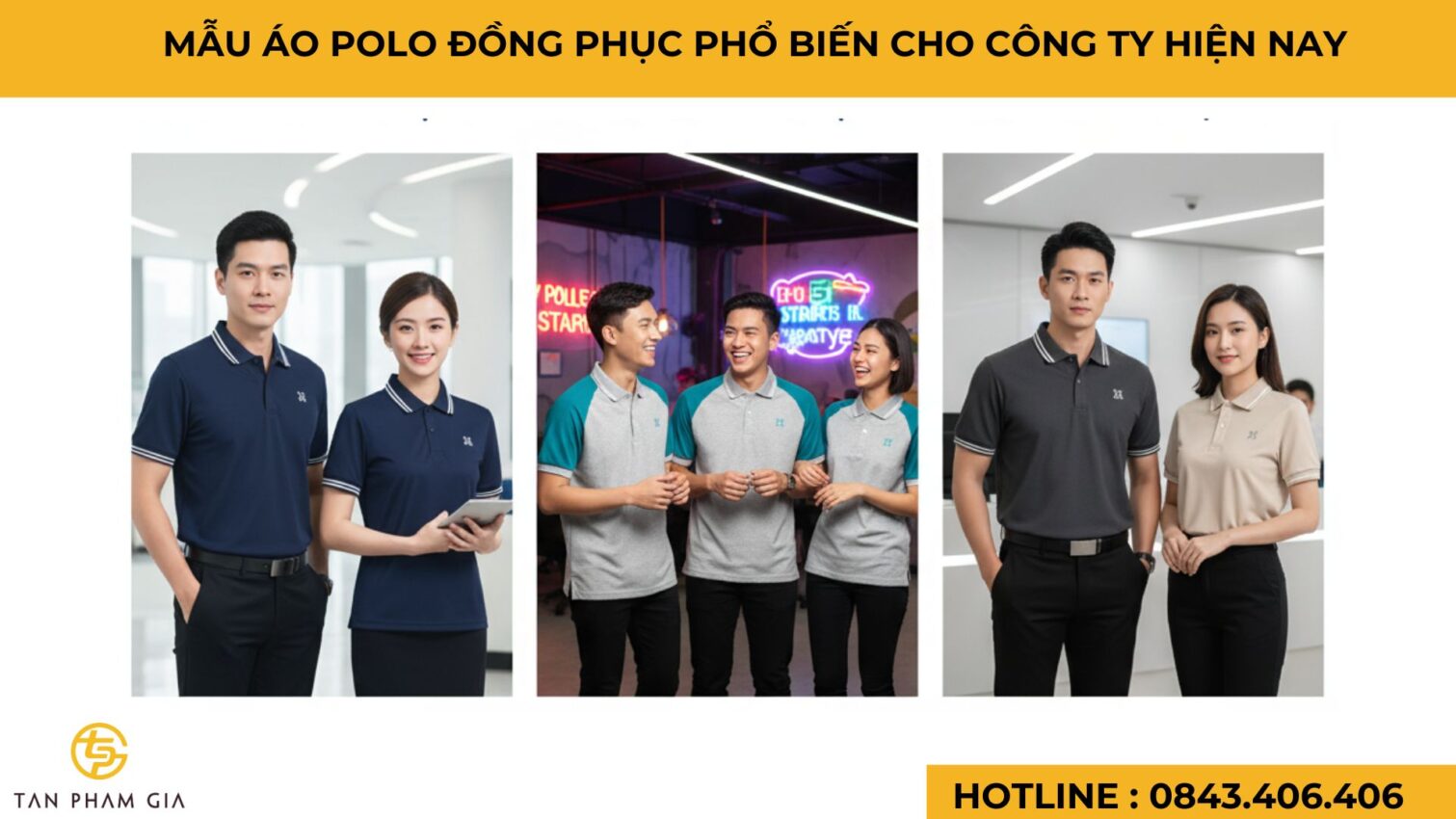 Mẫu Áo Polo Đồng Phục Đặt Online