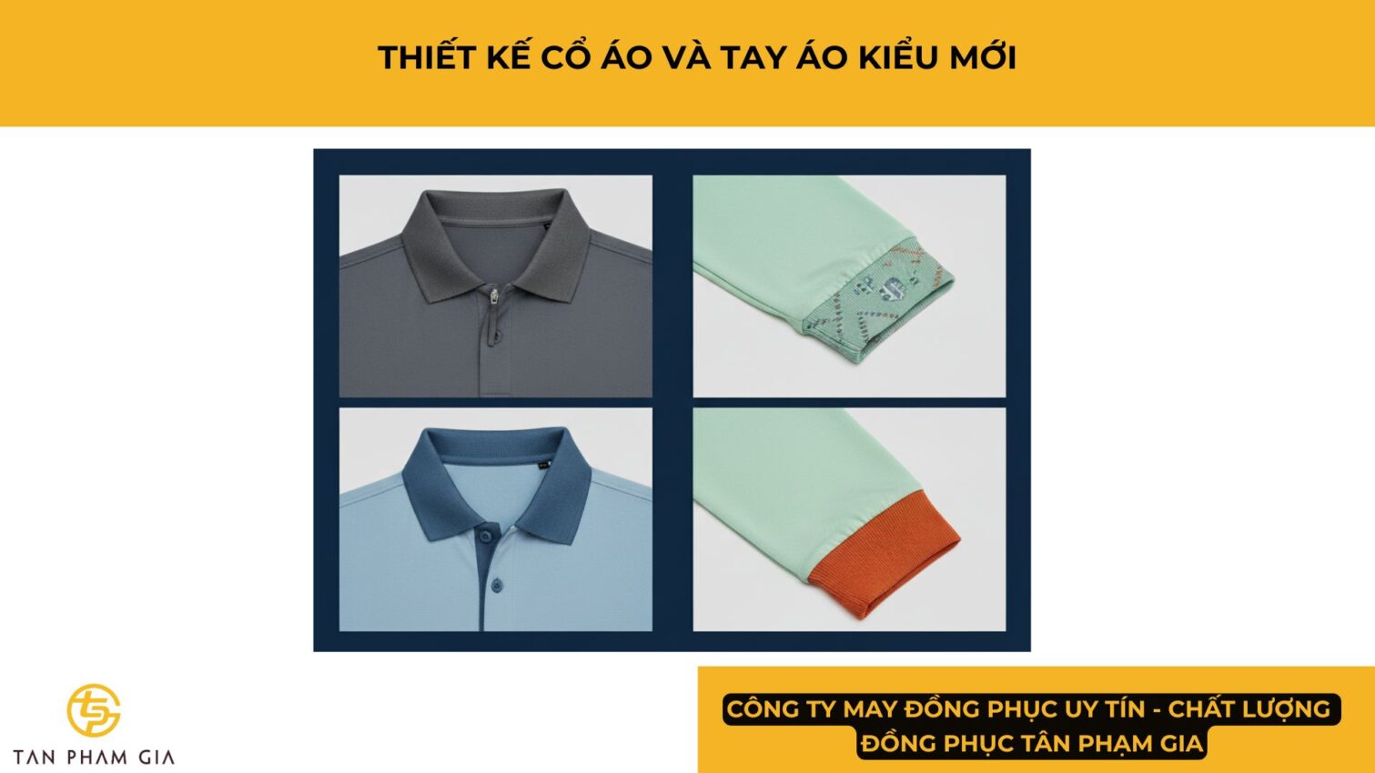 Mẫu Áo Polo Đồng Phục Sáng Tạo