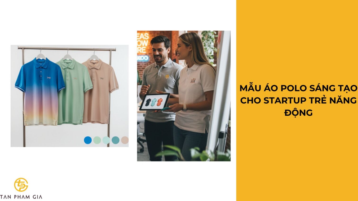 Mẫu Áo Polo Đồng Phục Sáng Tạo