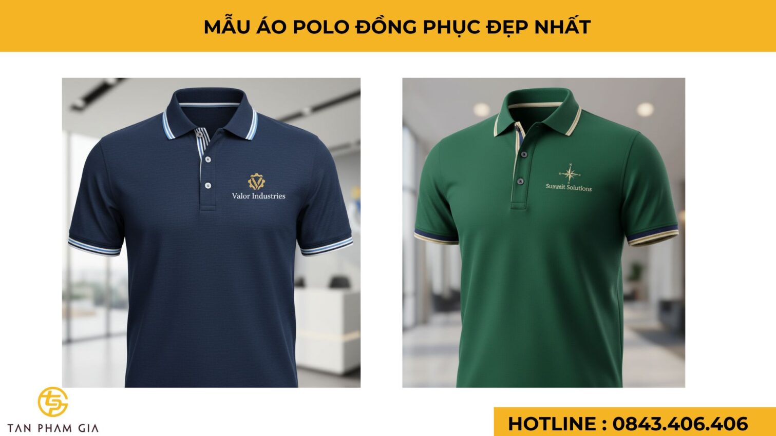 Mẫu Áo Polo Đồng Phục Đẹp Nhất