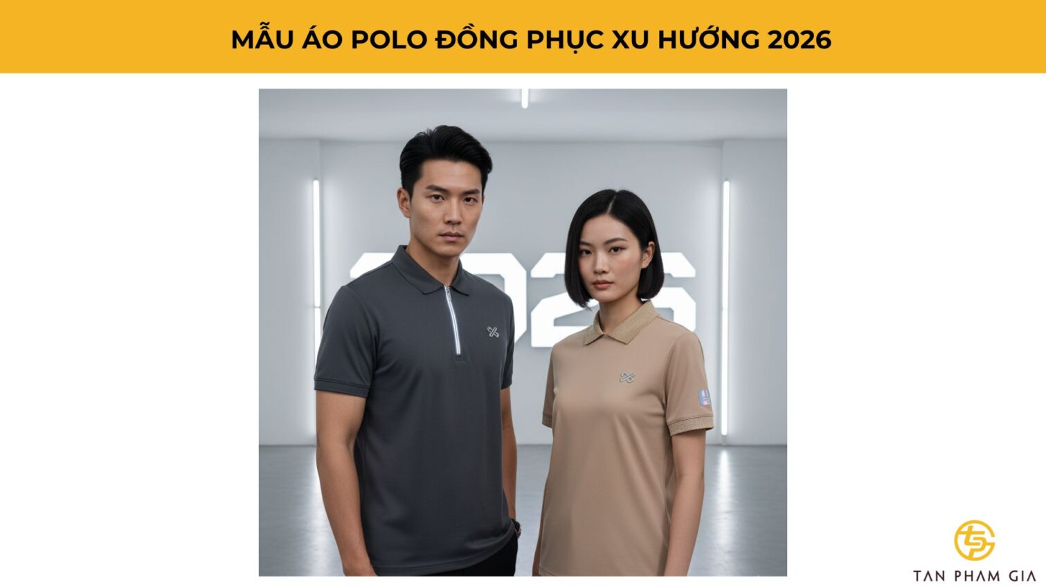 Mẫu Áo Polo Đồng Phục Xu Hướng 2026