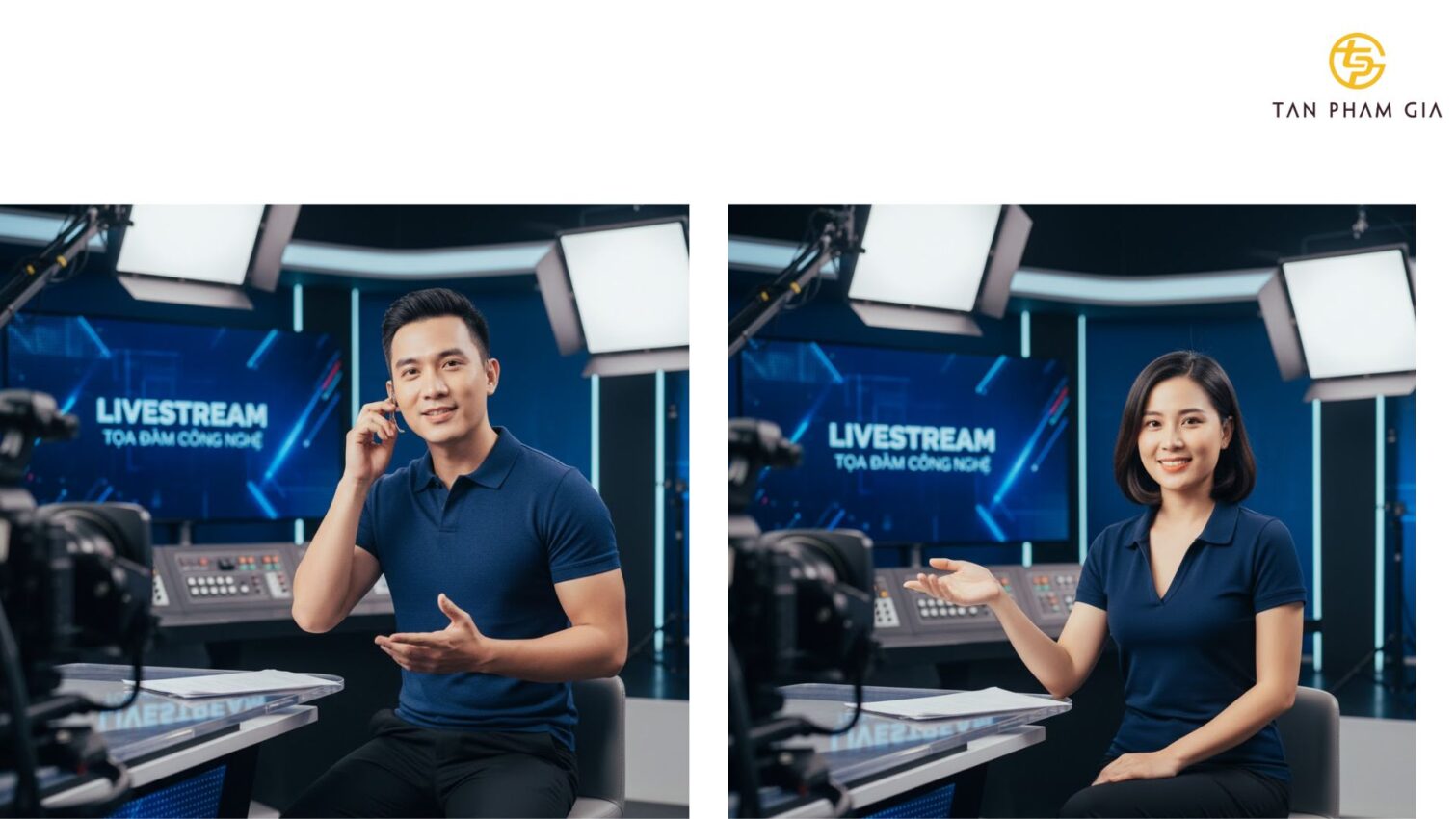 Mẫu Áo Polo Đồng Phục Livestream