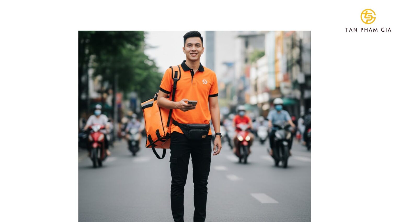 Mẫu Áo Polo Đồng Phục Giao Hàng