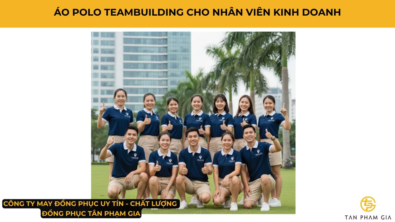 Áo Polo Teambuilding Cho Nhân Viên Kinh Doanh