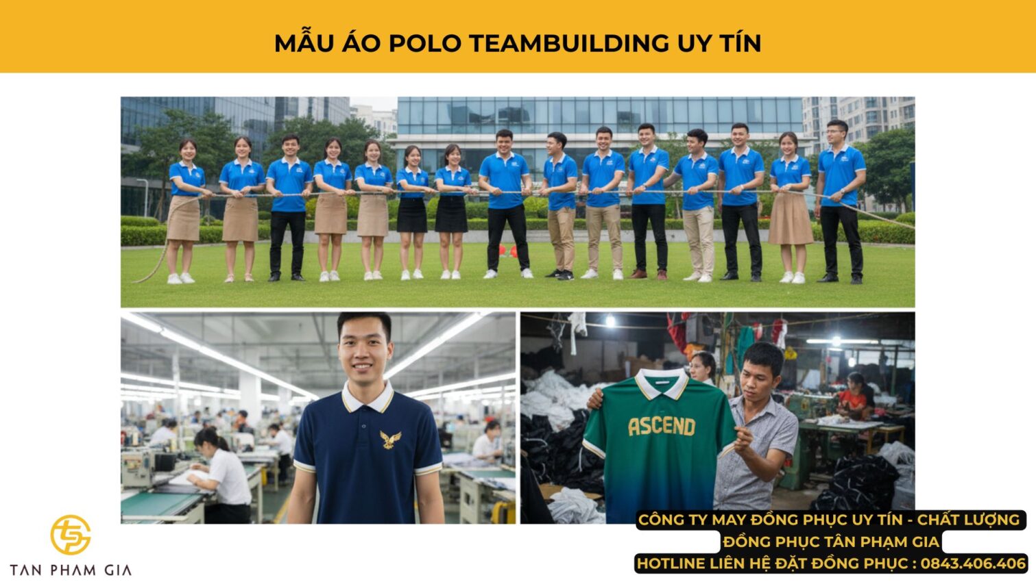 Mẫu Áo Polo Teambuilding Uy Tín