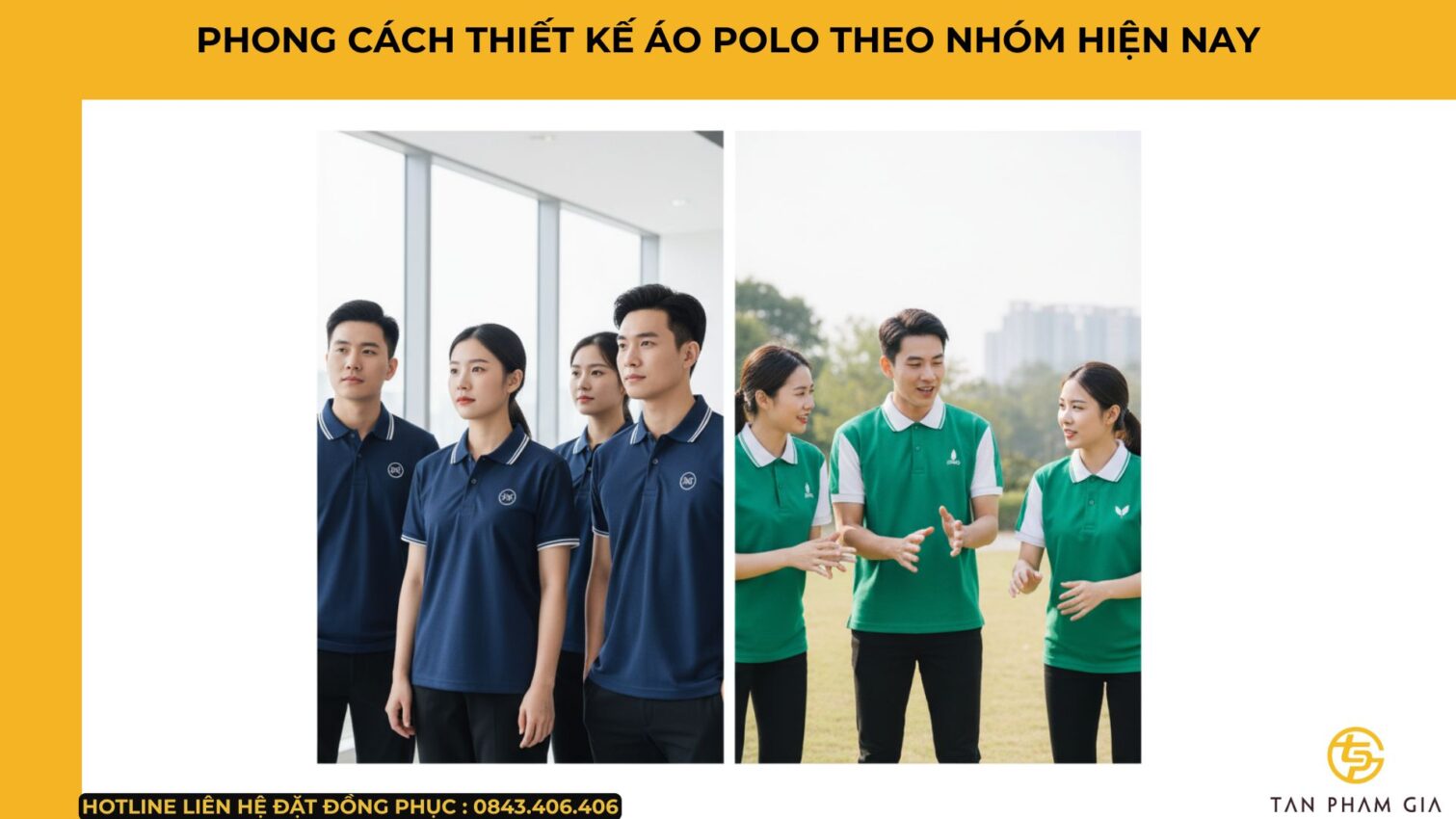 Mẫu Áo Polo Đồng Phục Theo Nhóm