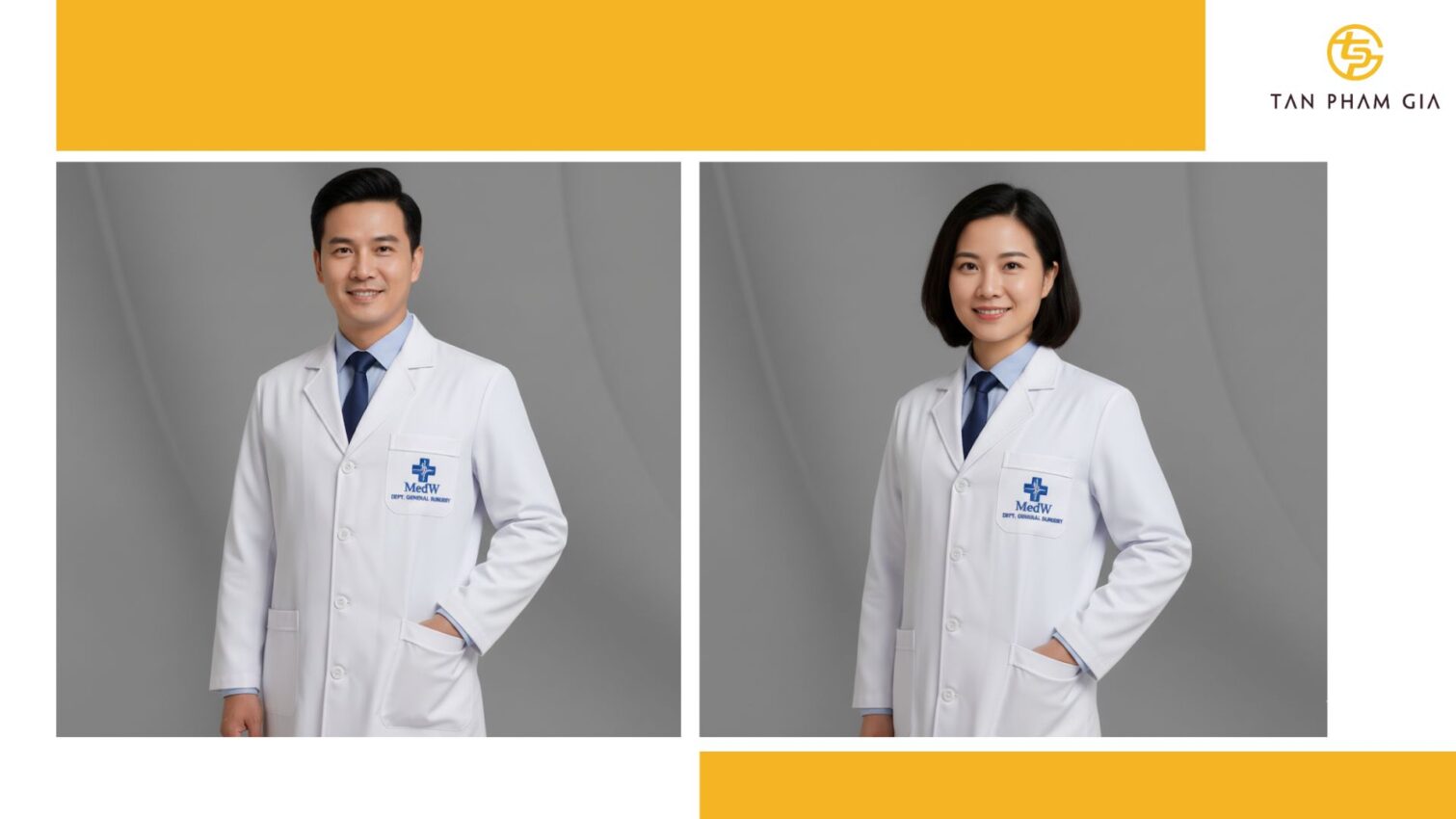Đồng phục y tế thêu logo chuyên nghiệp