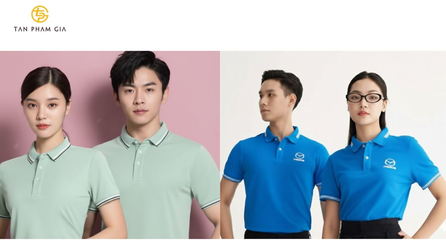 Mẫu Áo Polo Đồng Phục Ngắn Tay