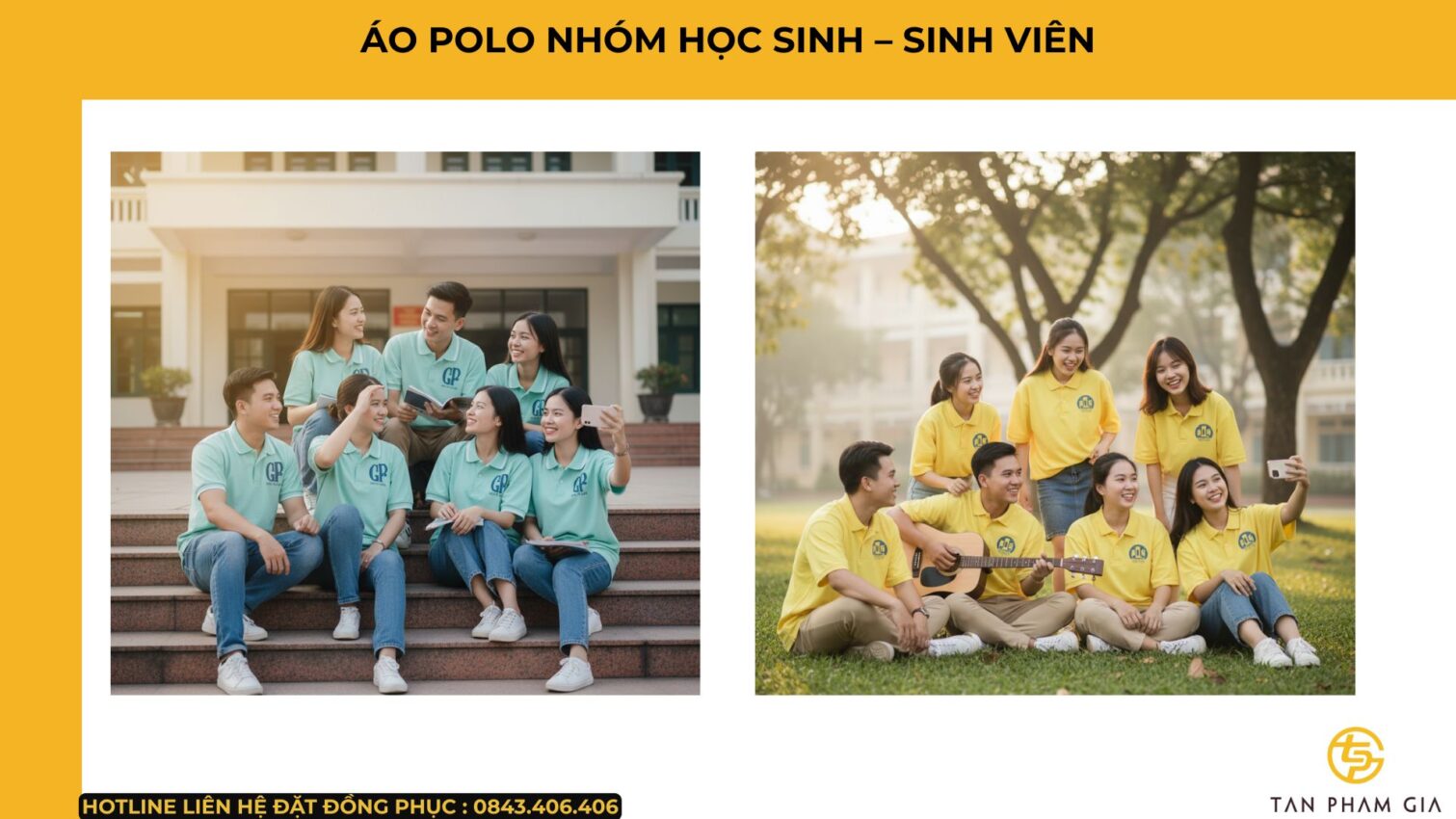 Mẫu Áo Polo Đồng Phục Theo Nhóm