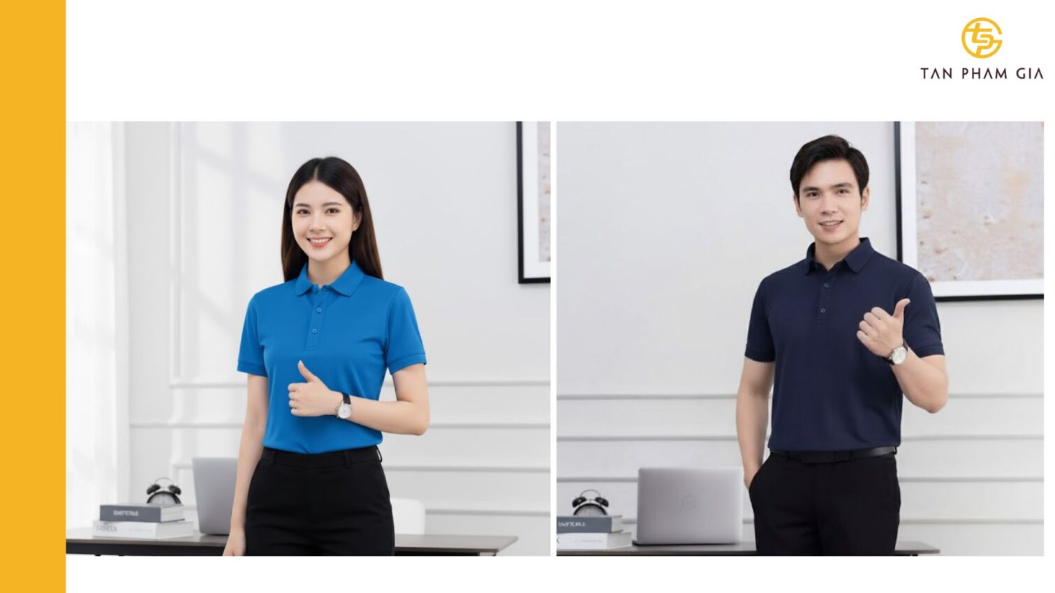 Mẫu Áo Polo Đồng Phục Ngắn Tay