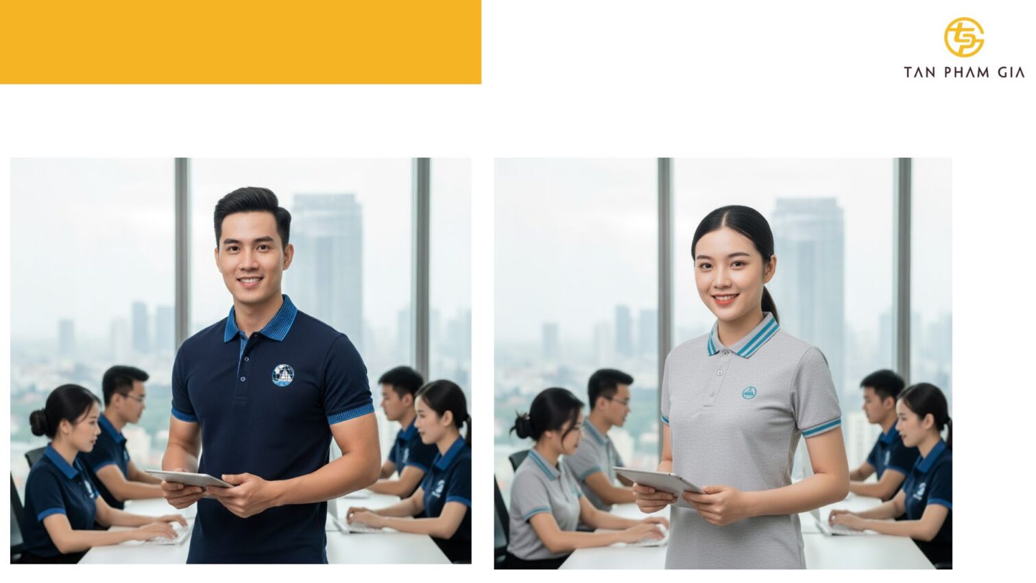 Mẫu Áo Polo Đồng Phục Xuất Nhập Khẩu