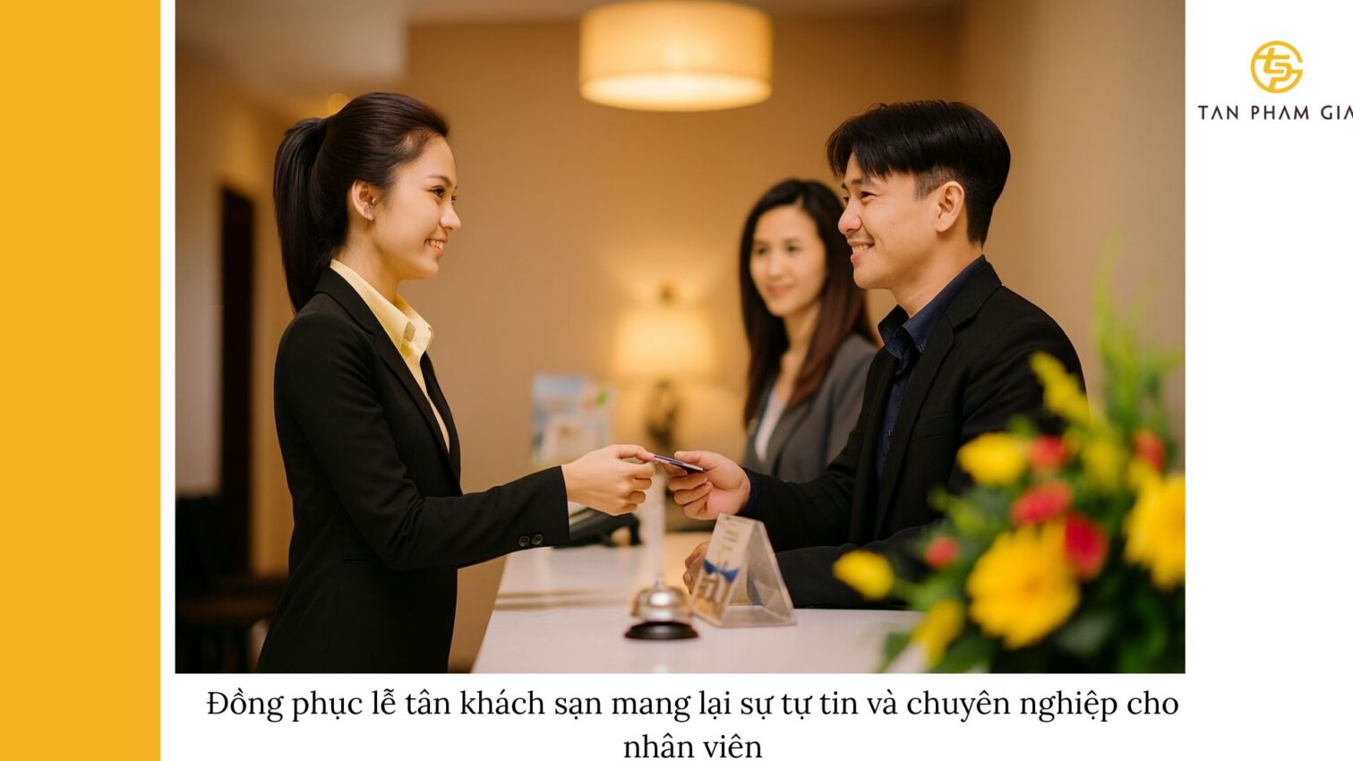 Đồng phục công sở cho nhân viên lễ tân