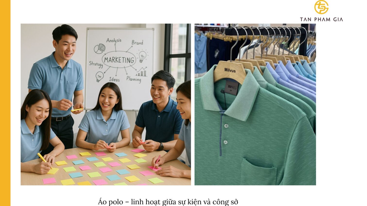 Đồng phục công sở cho nhân viên marketing