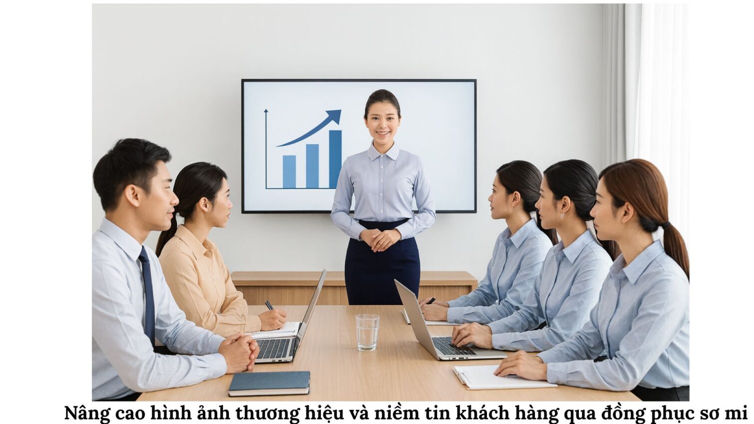Công ty may áo sơ mi công sở