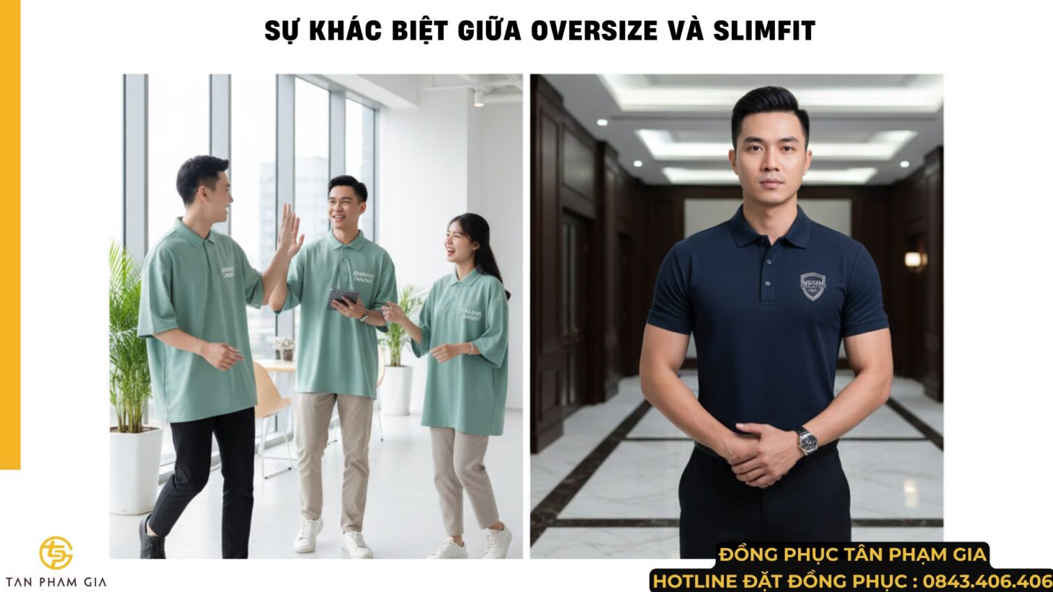 Mẫu Áo Polo Đồng Phục Oversize