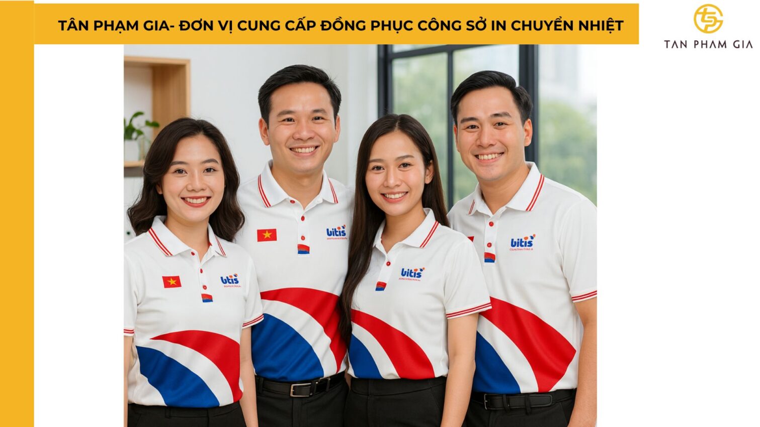 Đồng phục công sở in chuyển nhiệt