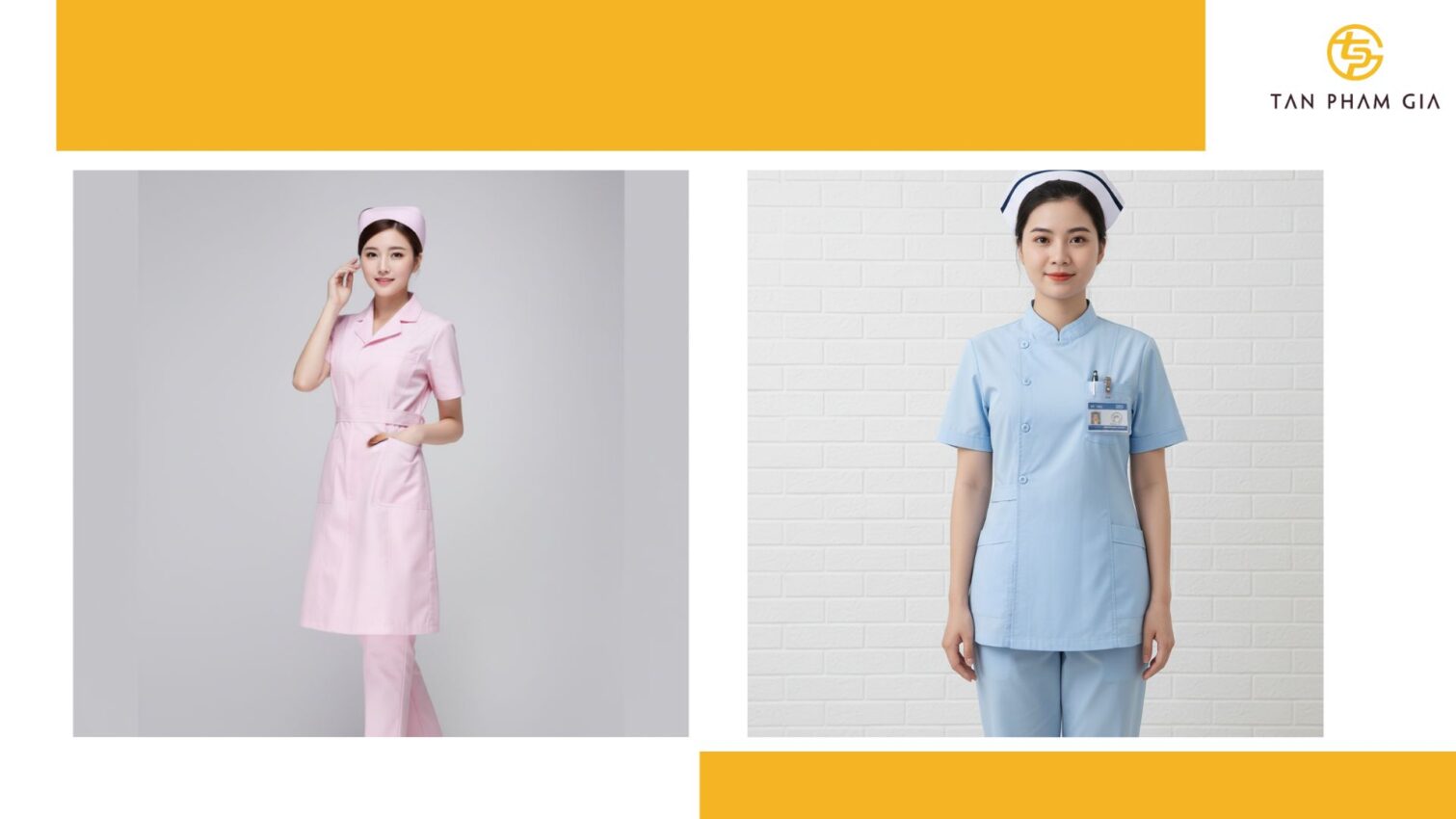 Đồng phục y tế phối màu sang trọng