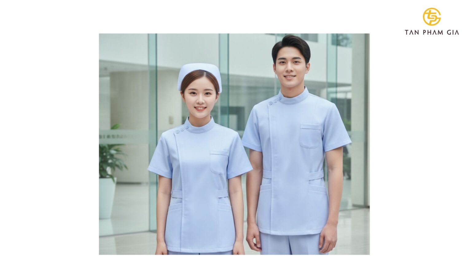 Đồng phục y tế phối màu sang trọng